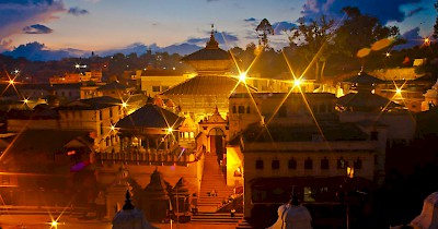 A view of Pashupatinath Temple